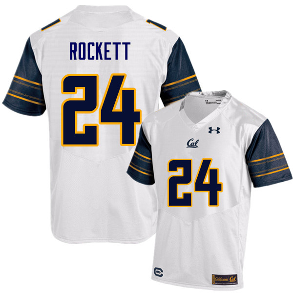Men #24 Matt Rockett Cal Bears (California Golden Bears College) Football Jerseys Sale-White - Click Image to Close